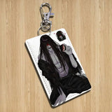 scary H-Homicipher Mr shriek Cartoon Singer Anime Card Keychain Fashion Pendant Bag ID Door Card Case Bus Card Cute Adult