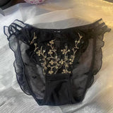 Women's low-waist underwear transparent breathable quick-drying girl's briefs