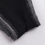 Fashion Single Shoulder Women Bikinis Set Female Shinning High Waist Swimsuit Swimwear Woman Solid Glitter Beach Bathing Suit