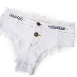 Womens Sexy Denim Shorts Summer Casual Ripped Hot Jeans Shorts Streetwear