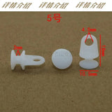 10PCs Car Curtain Track Pulley Curtain Nano Wheel Bus Curtain Clip Shower Curtain Hooks Curtain Track Accessories Maison
