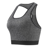 Women Sports Bra High Elastic Support Racerback Yoga Top Comfortable Breathable Workout Crop Top No Pads Underwear For Gym Yoga