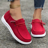 Plus Size 43 Casual Shoes for Women Fashion Loafers Spring and Autumn Round Toe Flat Anti-Slip Walking Shoes Zapatos De Mujer
