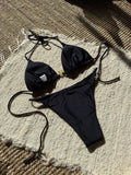 sexy glitter metal halter tie bikinis sets two pieces thong swimsuit bathing suit swimwear biquini bakini tankini trikini