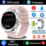 Original S4 Ultra Smart Watch Men  AMOLED Outdoor Sport NFC GPS Track Heart Rate Waterproof Bluetooth Call Smart watch 2025 New