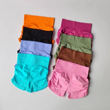 High Waist Women's Yoga Fitness Shorts Tight Fit Abdominal Slimming Lifted Buttocks Three Part Pants Exercise Clothing