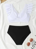 2026 Ruffle Bikinis Women Sexy Swimwear Female High Wasit Swimsuit Bathers Bathing Swimming Swim Suit Beachwear Summer