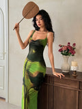 Women's Long Slimming Summer Dress Simple Stylish Maxi Gown for Warm Weather