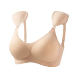 Push Up Bra for Small Bust – Seamless Wirefree Bralette with Cross Back, Soft Support Lift & Anti-Sagging Comfort Invisible Wear