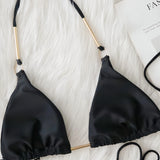 Sexy Hollow Out High Leg Cut Bikini Female Swimsuit Women Swimwear Two-pieces Bikini Set Brazilian Bather Bathing Suit Swim Lady