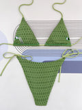 Sexy Extrem Bikini 2026 Women Hot Pink Cut Out Ribbed Push Up Thong Swimsuit Brazilian Bathing Suit Tie Side G String Swimwear