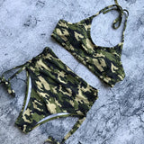 Bandage Bikini Sport Swimwear Women Swimsuit High Waist Bikini Set Push Up Maillot De Bain Femme Beachwear 2026 Bathing Suit