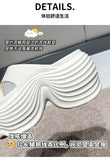 Women Beach Flip Flops Summer Platform Shoes Soft EVA Female Indoor Street Slippers Korean Style Girls Daily Walking Sandals
