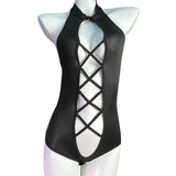Hot Sexy Lingerie Lace Erotic Teddy Bodysuit Women Sexy Underwear Hollow Perspective Crotchless Stripper Clothing Babydoll Dress
