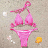 Sexy Bling Rhinestone Mini Bikini Female Swimsuit Women Swimwear Two-Pieces Bikini Set Bather Bathing Suit Swim Lady V2064
