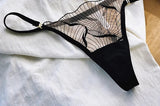 Summer French Front Closure Bralette Set Ultra Thin Breathable Sexy Lace Lingerie Comfy Everyday Wear for Women S-XL MOYISU Bras