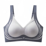 Women's V-Neck Seamless Push-Up Bra with Anti-Spill Design 4 Colors Anti-sagging Lift-up Bras Plus Size Comfort Lingerie M-4XL