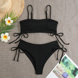 Sexy Bandeau Bikinis 2025 Women Brazilian Swimwear Female Swimsuit Two Pieces Bikini Set Bather Bathing Suits Girls Beach Wear