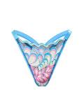 1pc Low Rise Mixed Color Sexy Women G-string Fashion Style Hollow out Elegant Sexy Lingerie Breathable Soft Lady Thong Underwear