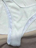 With Beach Sarong Bra Cup Wrinkled Bikini Female Swimsuit Women Swimwear Three-pieces Bikini Set Push Up Bathing Suit Swim Lady