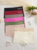 Summer Seamless Panties 8PCS/Set Women's Smooth Elastic underwear Love Heart Accent Female Soft Solid Thin
