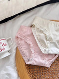 Anime Bralette Set Japanese Lace Bra Wireless Small Bust Women Sexy Triangle Cup Seamless Comfort Spring Summer MOYISU Sexy Bras