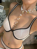 New European and American style sexy front-clasp push-up bra for women, anti-sagging, pure desire style, embroidered thin bra