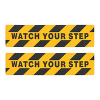 2 Pcs Sticker Red Reflective Tape Warning The Sign Safety Stickers Floor Adhesive Watch Your Step