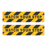 2 Pcs Sticker Red Reflective Tape Warning The Sign Safety Stickers Floor Adhesive Watch Your Step