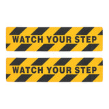 2 Pcs Sticker Red Reflective Tape Warning The Sign Safety Stickers Floor Adhesive Watch Your Step