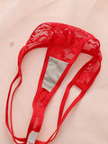 4-piece Hot Selling New Transparent Multi-color Lace Sexy Underwear For Women's Trackless Invisible Thong Underwear C864
