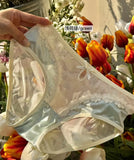 2026 Mid-waist Lace Panties Seamless Soft Mulberry Silk Bottom Crotch Women's Lace Panties Women