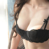 MOYISU French Victoria's Thin Cup Bralette Small Bust Adjustable Push Up | Breathable Tushy Bra | Summer Sexy & Girlish Lingerie