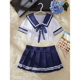 JK Girl Miniskirt Set Sexy Women Lingerie Cosplay Babydoll Plaid Skirt Lace Sleepwear Erotic Student Uniform Kit Sexy Nightdress