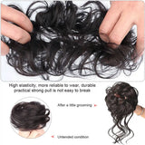 High Temperature Messy Chicken Tail Long Beard Curly Hair Fluffy Bride Curly Hair Flower Bud Female Wig Styling Accessories