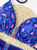 RUOTONGSEPT Sexy Leopard Print Bikini Set Swimsuit Women's Swimwear For Female Biquini Two Piece Beachwear 2023 New Bathing Suit
