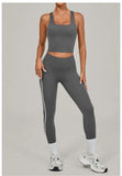 Women's Seamless Yoga Sets Sports Fitness Beauty Back Vest Hip-lifting Pants Slim-fit Suits Running Workout Gym Training Sets