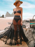 V Shaped Bandeau High Waist Bikini Women Swimsuit Female Swimwear Two-pieces Bikini Set with Bra Cup Bathing Suit Swim Beachwear