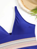 2026 Sexy Solid One Piece Swimsuit Women V-neck Drawstring Swimwear Female Bathers Bathing Swimming Swim Suit Beachwear