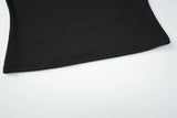 FDYOUI Fashion Stand Collar Button Hollow Out T-shirt for Women 2026 Sexy Short Sleeve Slim Cropped T Shirts Black Wine Red Tops