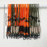 Paracord Keychain Woven Outdoor Wrist Lanyard Key Rope