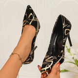 New Summer Sexy Pointed Toe Graffiti Pumps Thin Women High Heels Gladiator Party Dress Luxury Ladies Shoes Wedding Shoes Bride