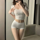 Women's Boyshort Panties Full Coverage Cotton Boxer Briefs Seamless Stretch Underwear Panties for Daily Wear