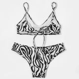 ZTVitality Print Zebra Bikini Set 2022 New Arrival Biquini Padded Push Up Bandage Swimsuit Women Summer Beachwear Sexy Swimwear