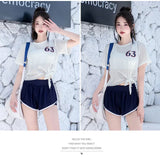 New High-end Split Swimsuit with Sports Style and Flat Angle Pants for Slimming and Vacation Swimsuits Cross-border