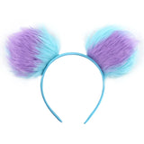 Disney Festival Party Cosplay Mouse Ears Headband 3.3" Ears Glitter Hairband Without Bow For Boys DIY Cartoon Hair Accessories