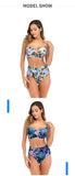 Sexy Bikini Women Push Up Swimwear Swimsuit Flower Print High Waist Bikinis Set Bathing Suit Beach Bikini Banadores Mujer 2026