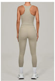 Women's Seamless Yoga Sets Sports Fitness Beauty Back Vest Hip-lifting Pants Slim-fit Suits Running Workout Gym Training Sets