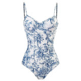 2026 New Arrival Push Up Women Bikini Set Floral Printed Ruffle Bikinis Strappy Bandage Swimwear Brazilian Biquini Bathing Suit