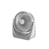 2024 New 360° Adjustable Desktop Fan Air Conditioner USB Portable Fan with 5 Wind Speeds 8 Inch Fan Blade Night Light for Home